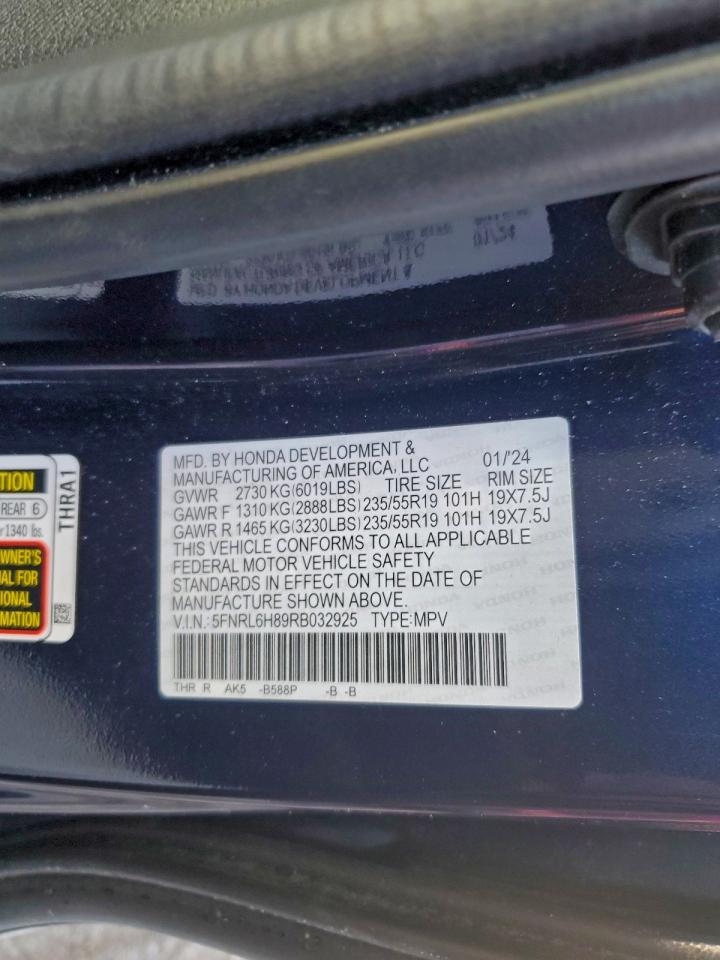 Honda Odyssey Touring Image 11