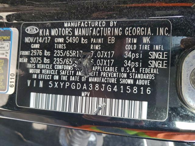 Kia Sorento Lx Image 3