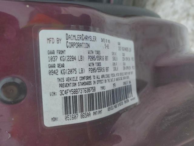 Chrysler PT Cruiser Touring Image 9