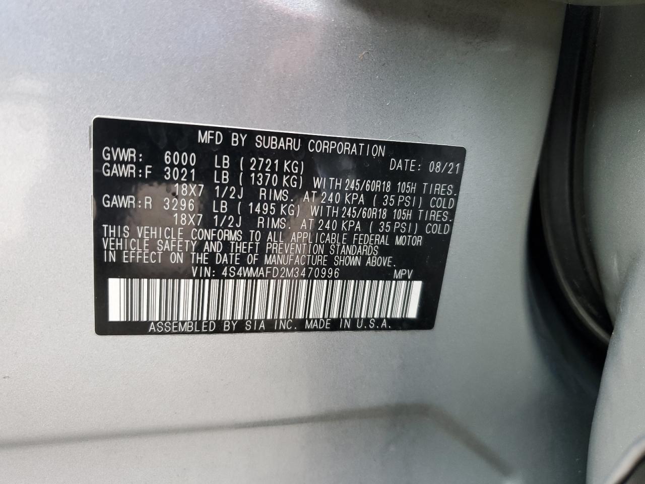 Subaru Ascent Premium Image 12