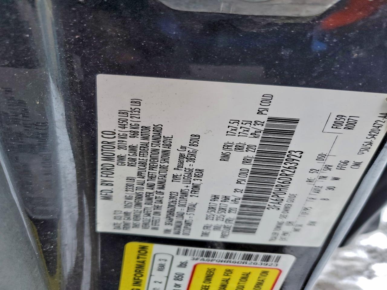 Ford Fusion Se Image 11