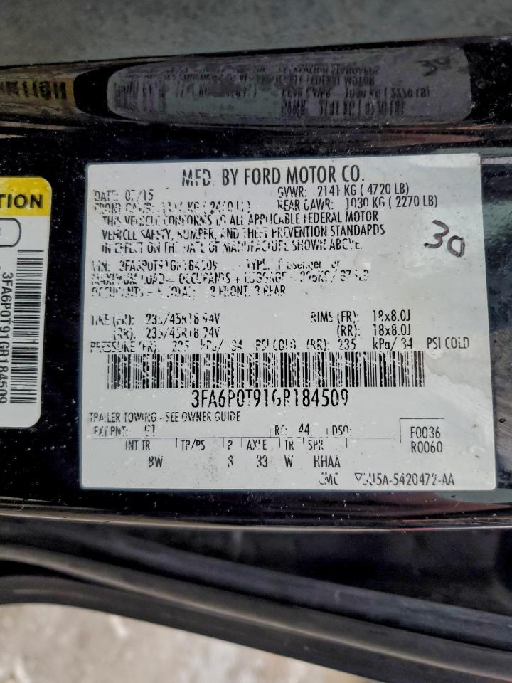 Ford Fusion Se Image 4