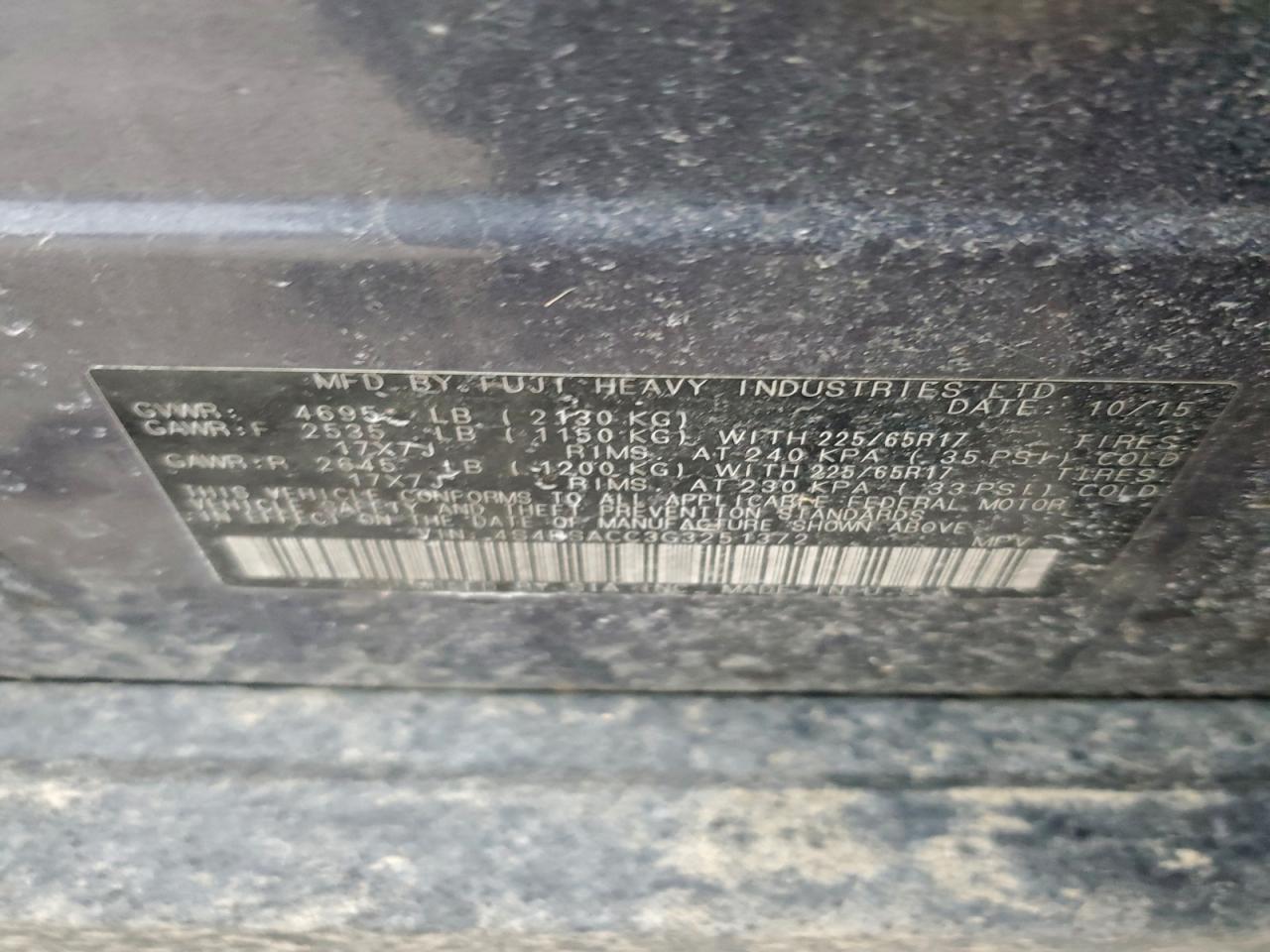 Subaru Outback 2.5i Premium Image 14