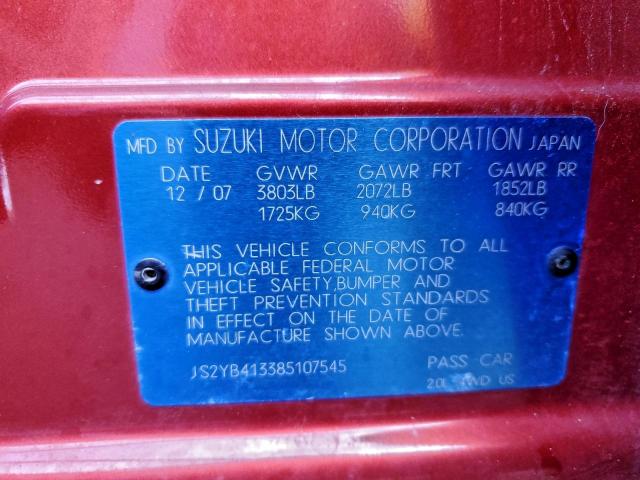 Suzuki SX4 Base Image 7