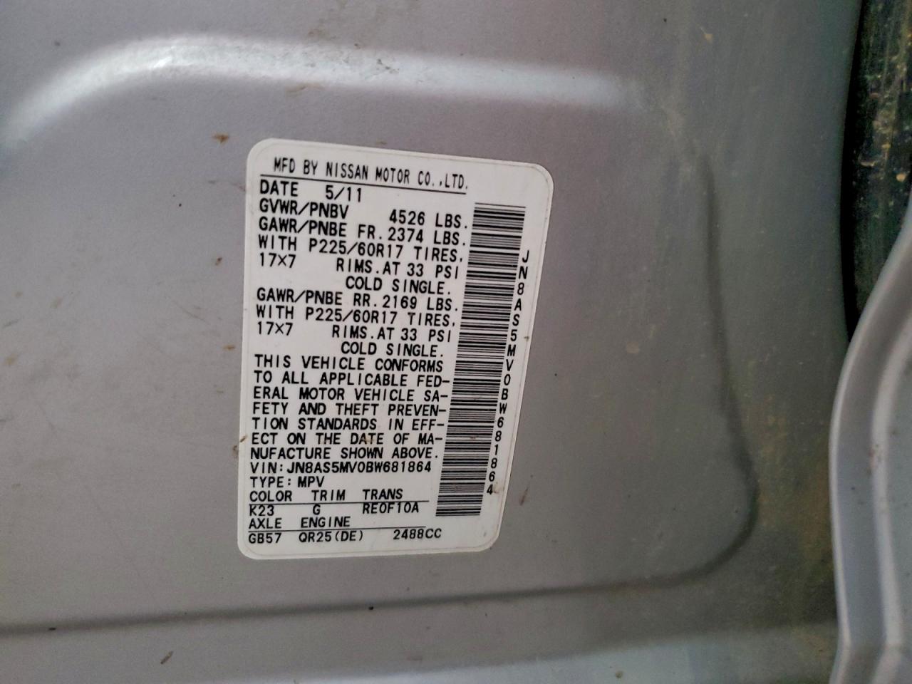 Nissan Rogue S Image 11